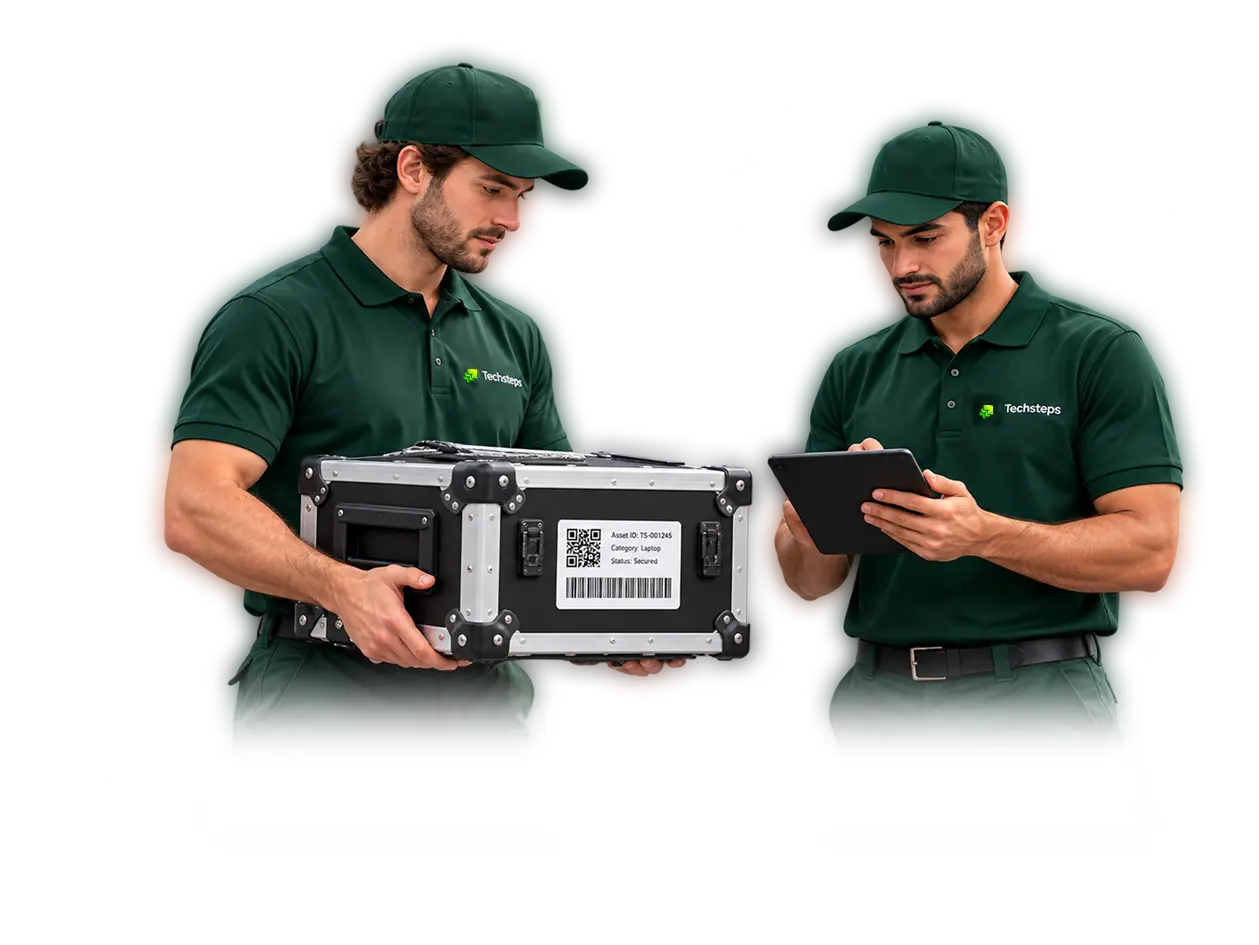 Techsteps tamper-evident flight case tracking and digital custody verification
